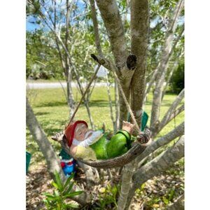 Green Garden Gnome Statues for Garden Decor, Fall Decoration